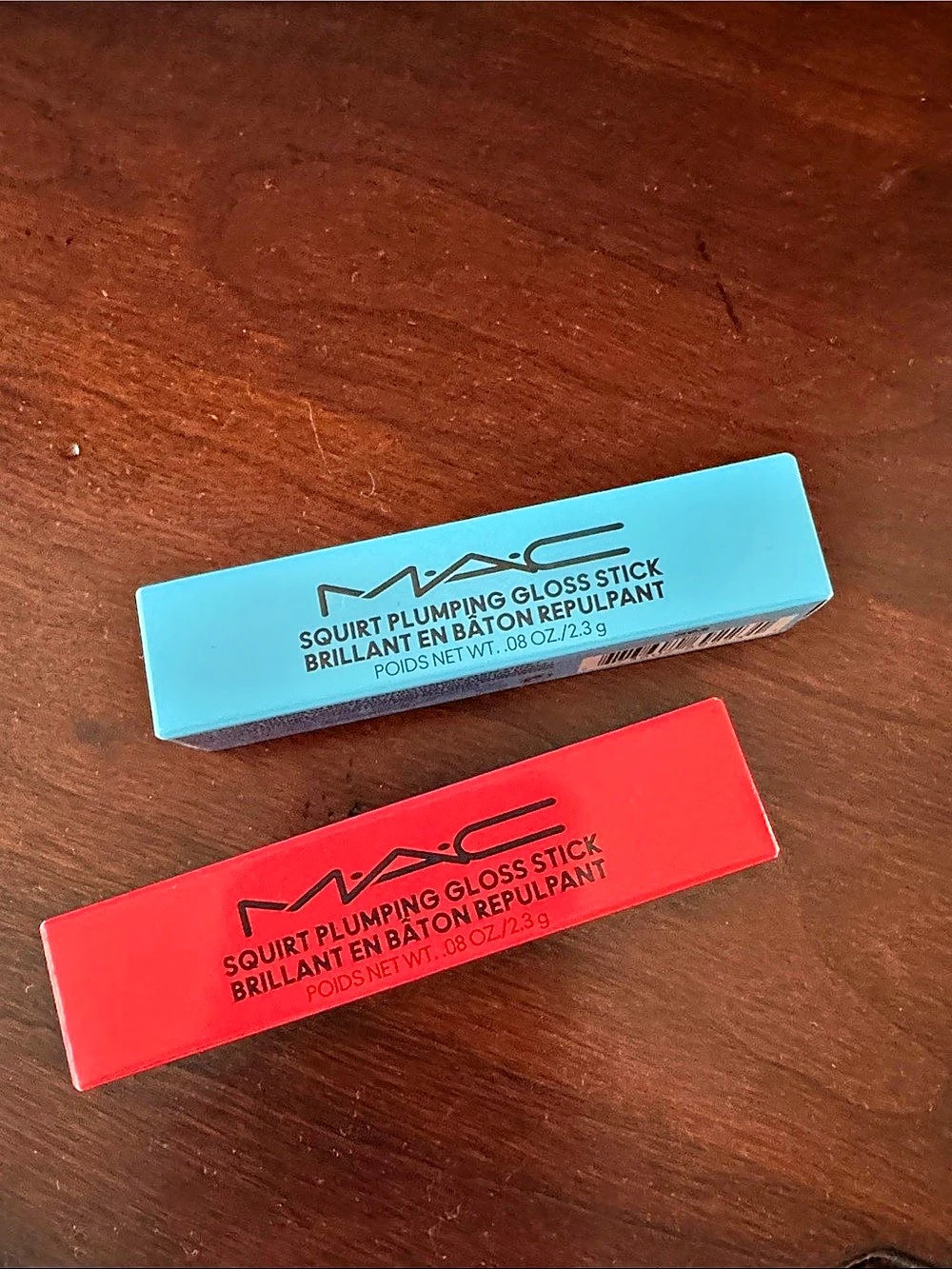 MAC Squirt Plumping Gloss Stick Shades 18 Nova & 12 Heat Sensor NWT